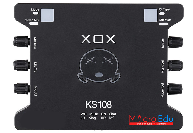 Sound card XOX KS108 phiên bản đặc biệt của đàn anh XOX K10