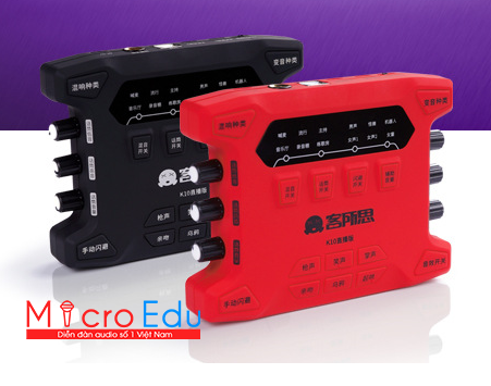 Sound Card XOX K10 Plus Bản Nâng Cấp Mới Nhất Từ KS108 Và K10 Cũ